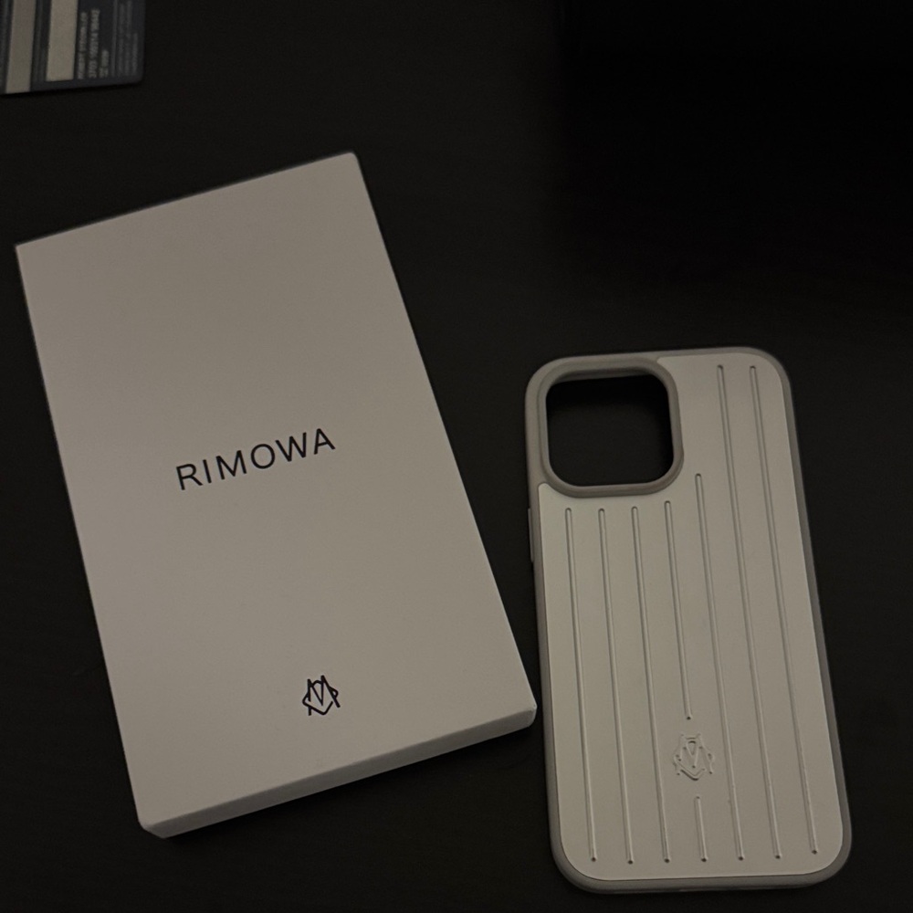 RIMOWA Metallic Gray Phone Case iPhone 15 Pro Max